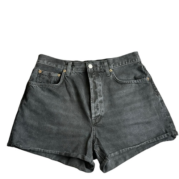 NEW AGOLDE dee high rise rolled hem short - Picture 1 of 8